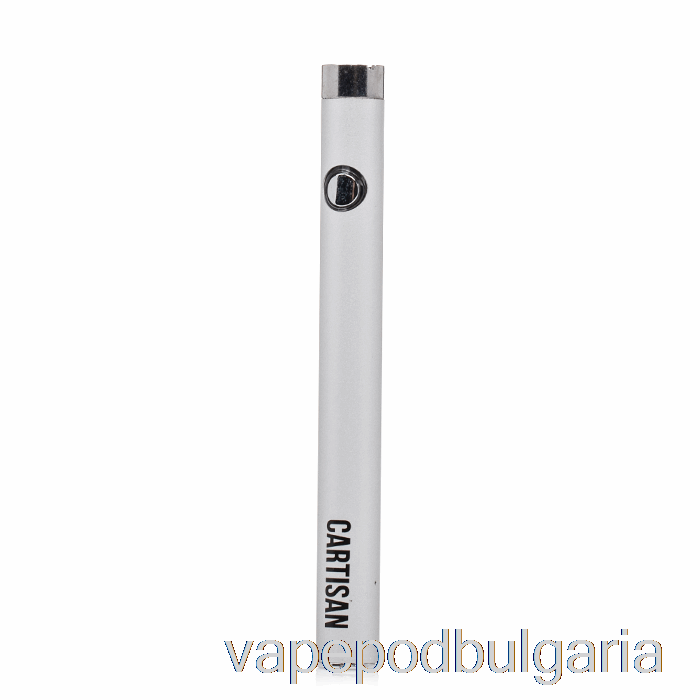 Vape Bulgaria Cartisan Slim Button 280 510 батерия сребриста